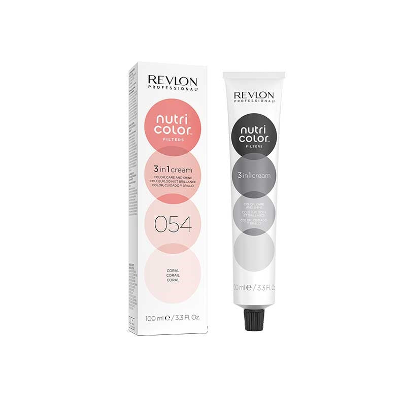 White Smoke Revlon  Nutri Color Creme  054 Coral  100ml