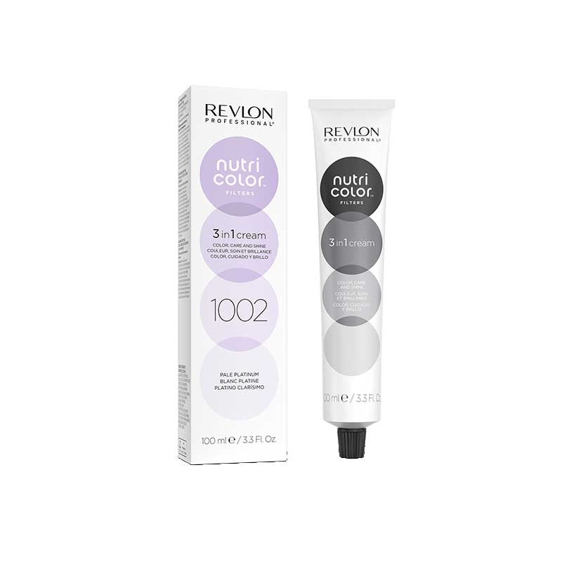 White Smoke Revlon  Nutri Color Creme  1002 Pale Platinum  100ml