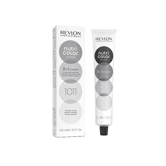 White Smoke Revlon  Nutri Color Creme  1011 Intense Silver  100ml