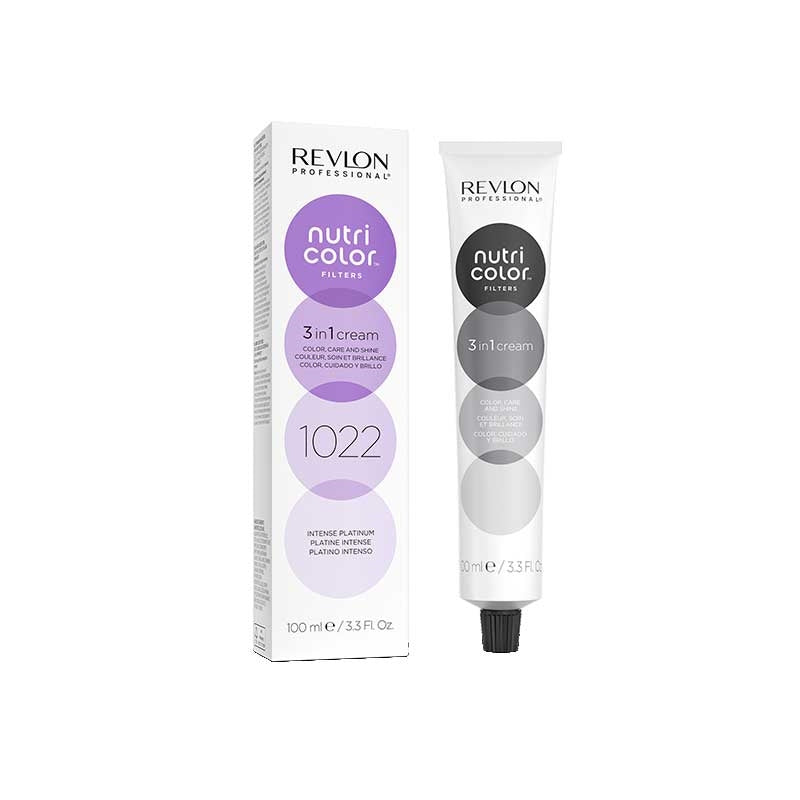 White Smoke Revlon  Nutri Color Creme  1022 Intense Platinum  100ml