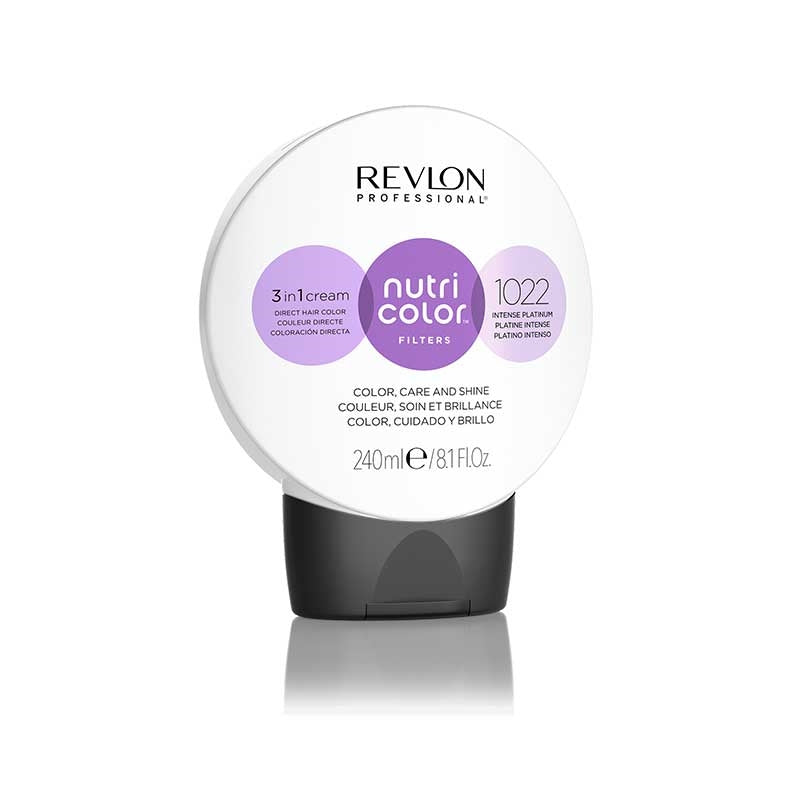White Smoke Revlon  Nutri Color Creme  1022 Intense Platinum  240ml