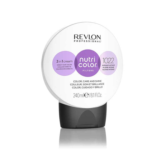 White Smoke Revlon  Nutri Color Creme  1022 Intense Platinum  240ml
