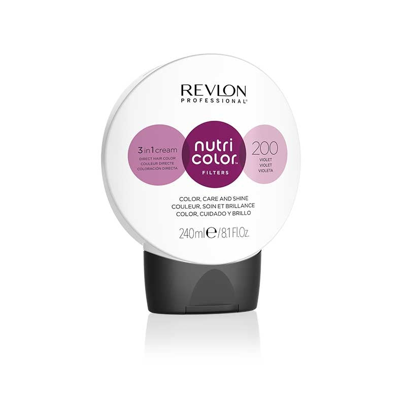 White Smoke Revlon  Nutri Color Creme  200 Violet  240ml