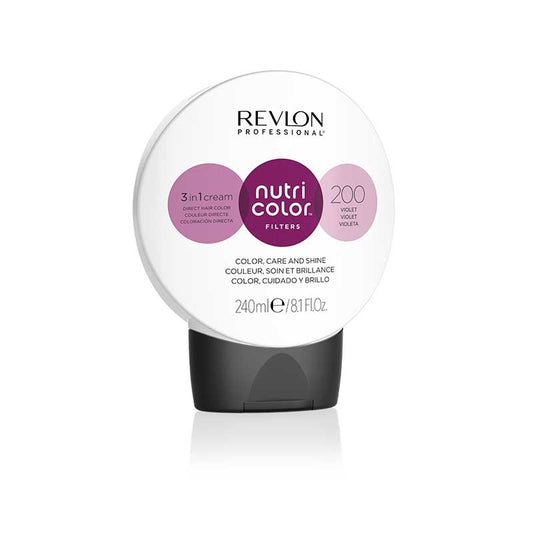 White Smoke Revlon  Nutri Color Creme  200 Violet  240ml