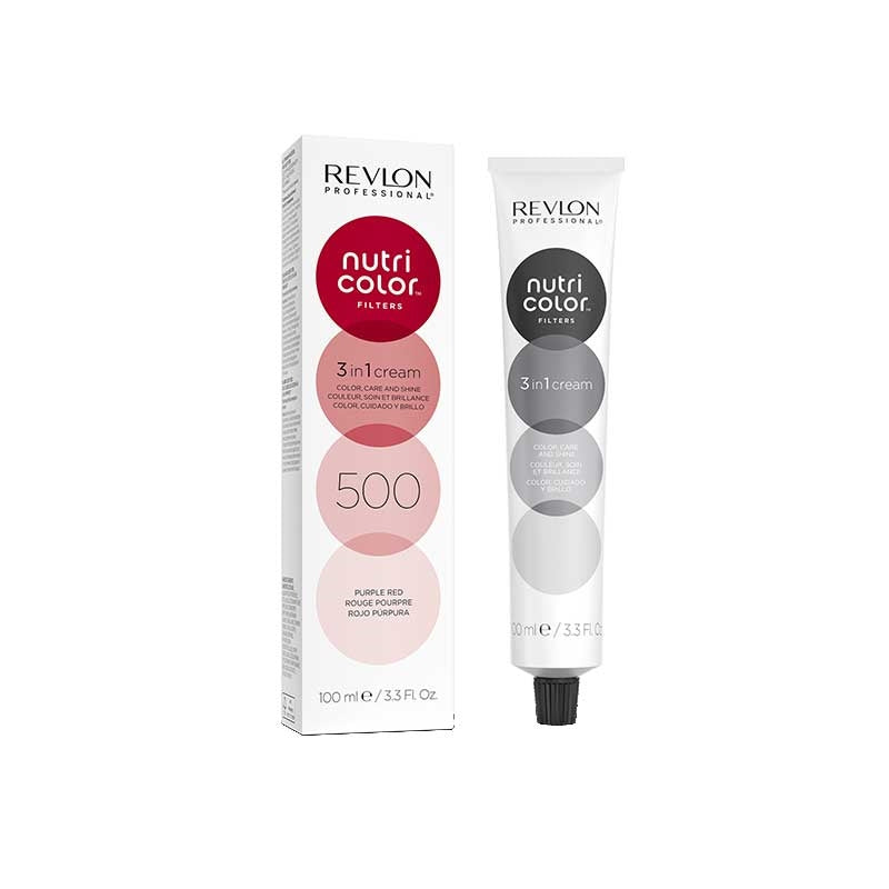 White Smoke Revlon  Nutri Color Creme  500 Purple Red  100ml