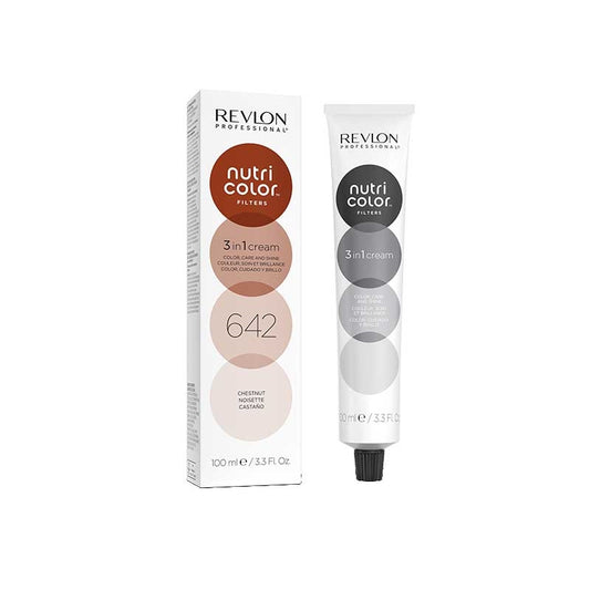 White Smoke Revlon  Nutri Color Creme  642 Chestnut  100ml