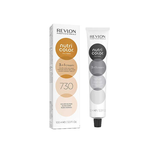 White Smoke Revlon  Nutri Color Creme  730 Golden Blonde  100ml