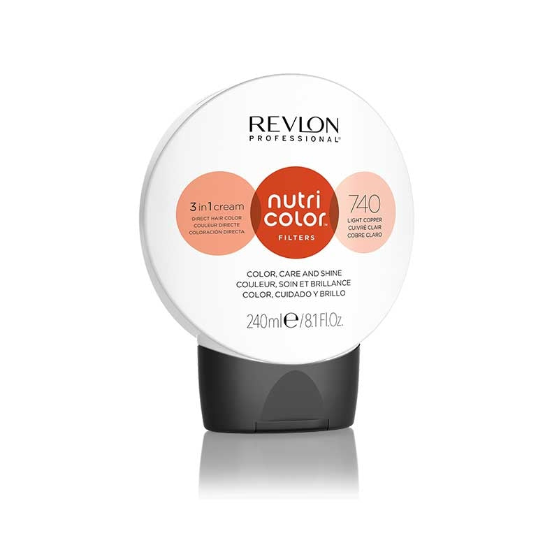 White Smoke Revlon  Nutri Color Creme  740 Light Copper  240ml