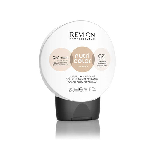 White Smoke Revlon  Nutri Color Creme  931 Light Beige  240ml