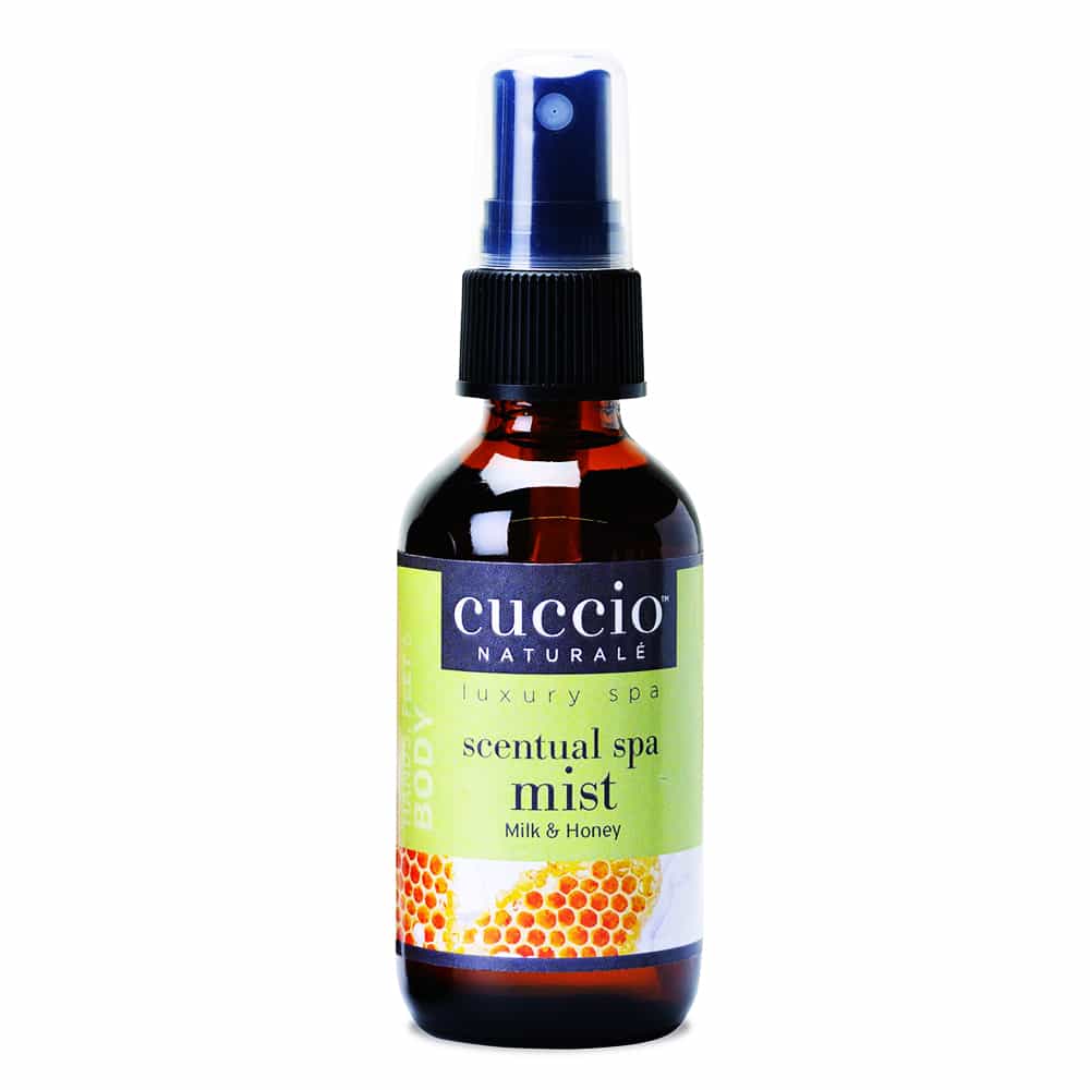 White Smoke Cuccio Scentual Spa Mist 2 oz Milk & Honey 3069-C