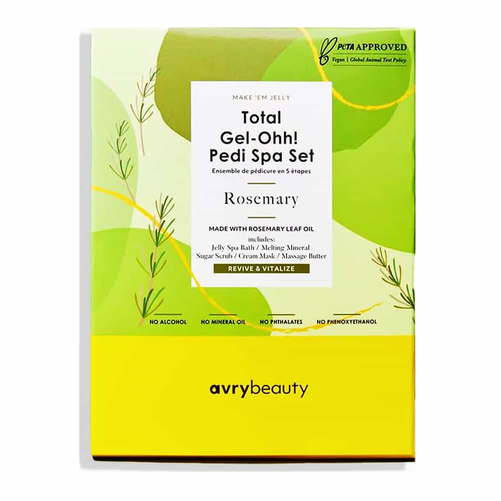 Gold AvryBeauty Pedi 5 Step Spa Set Rosemary AJ501RSMY 10512
