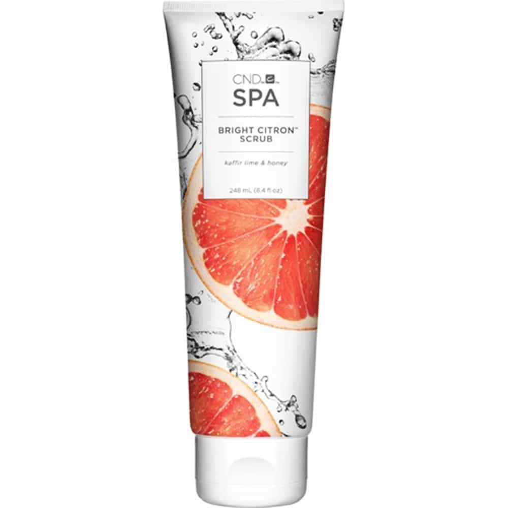 White Smoke CND Spa Bright Citron Scrub 8.4 fl oz./248 ml 90896