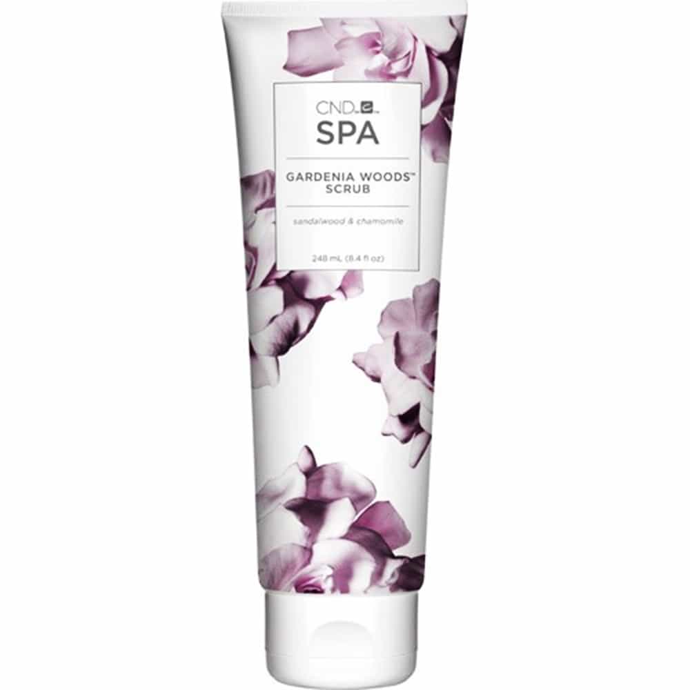 White Smoke CND Spa Gardenia Woods Scrub 8.4 fl oz./248 ml 90907