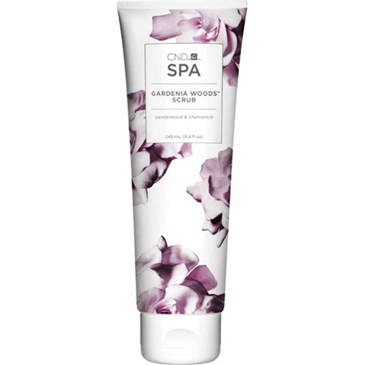White Smoke CND Spa Gardenia Woods Scrub 8.4 fl oz./248 ml 90907