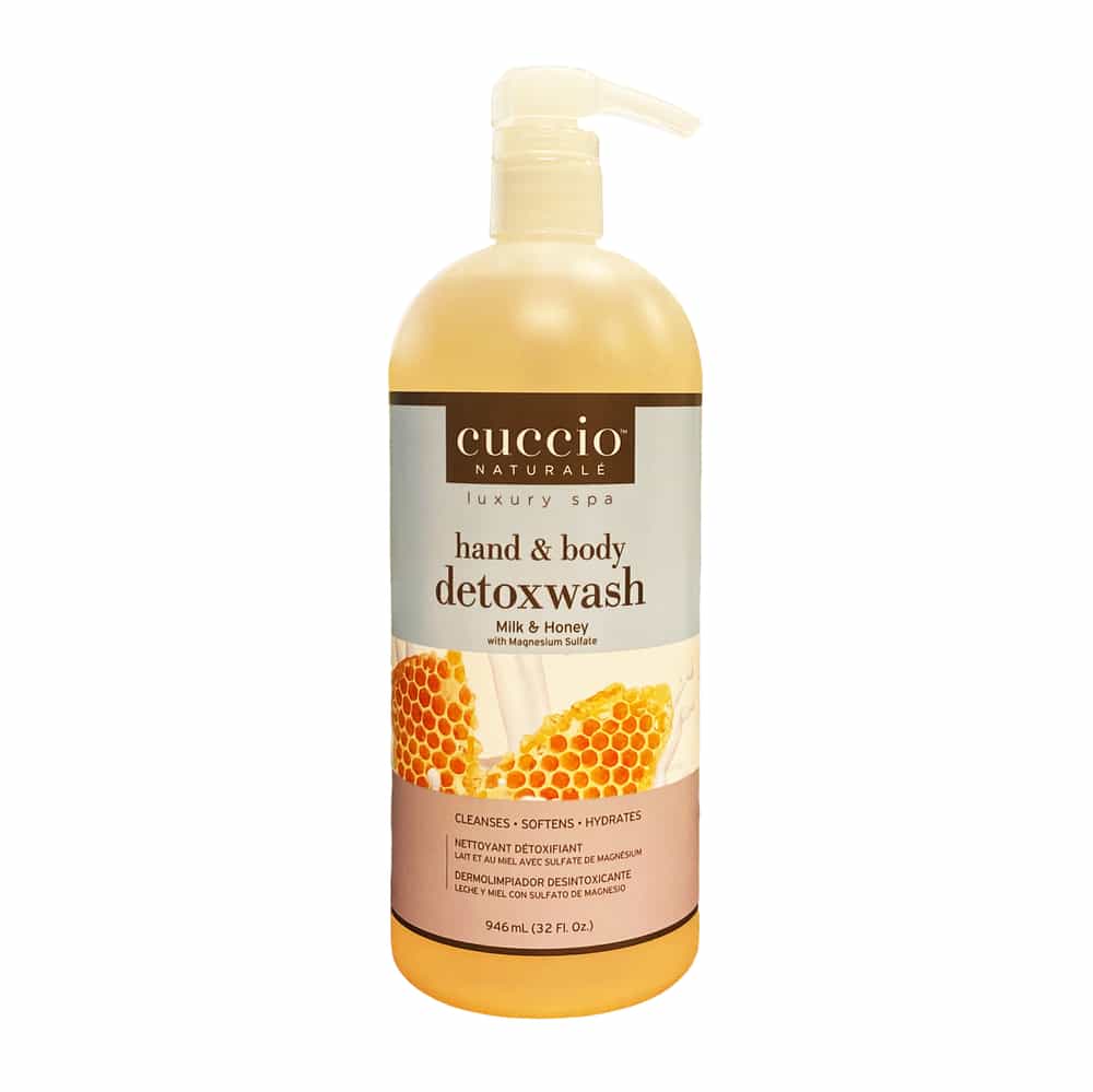 White Smoke Cuccio Hand & Body Detoxwash Milk & Honey 32 fl oz CNSC6727