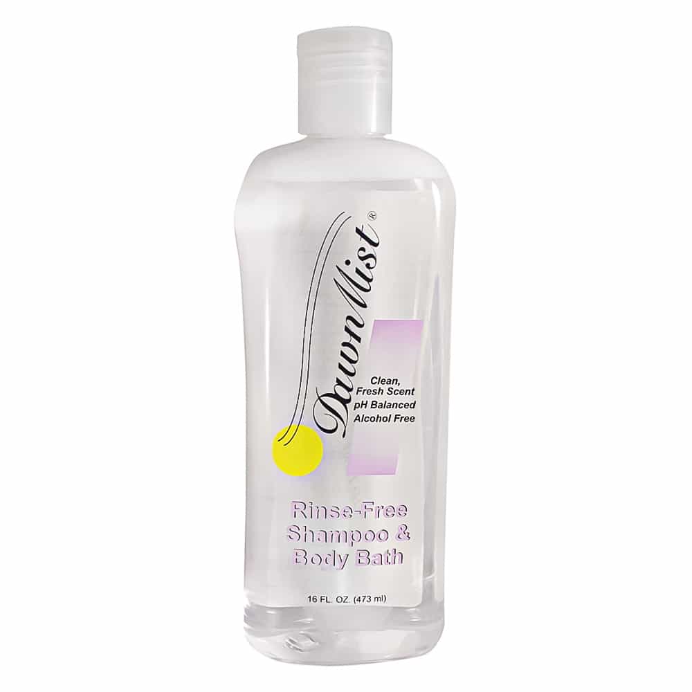 Light Gray Dawn Mist Rinse-Free Shampoo & Body Bath 16 oz NRB4593