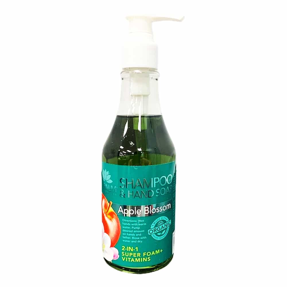 White Smoke La Palm Shampoo Hand Soap 8 oz - Apple Blossom LP587/03159