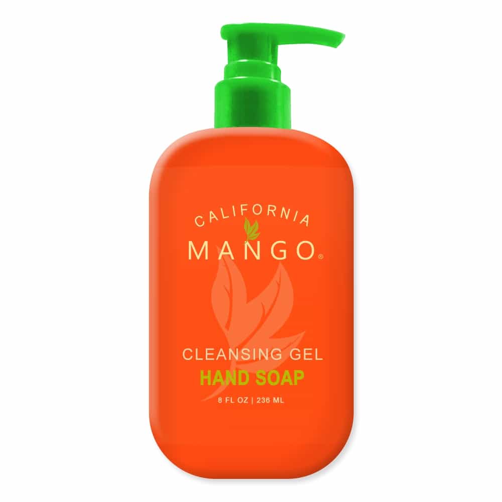 Orange Red Mango Cleansing Gel Hand Soap W/Pump 8 fl oz CM08HS 17403