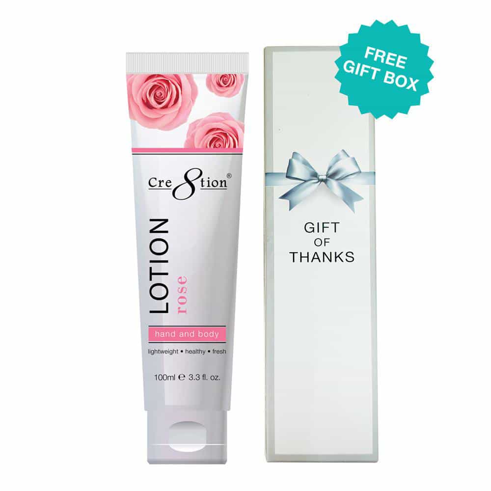 White Smoke Cre8tion Hand & Body Lotion 100 ml/3.3 fl oz Rose 19455