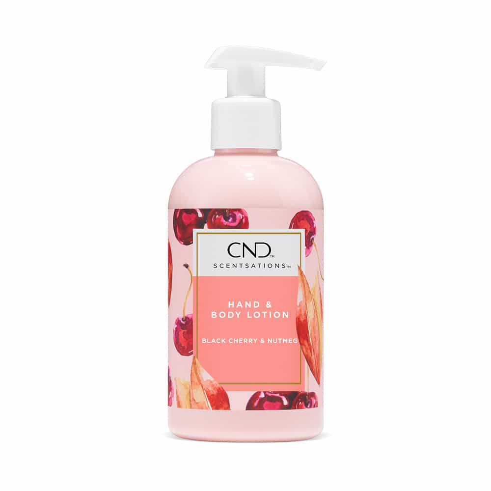 White Smoke CND Scentsations Black Cherry & Nutmeg Lotion 8.3 oz. 14121