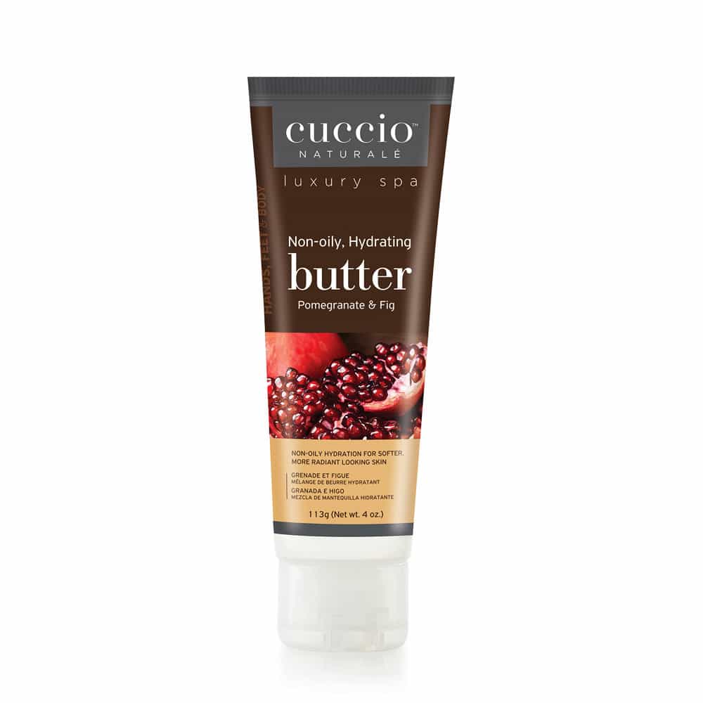 White Smoke Cuccio Non-Oily Hydrating Butter 4 oz Pomegranate & Fig 3377