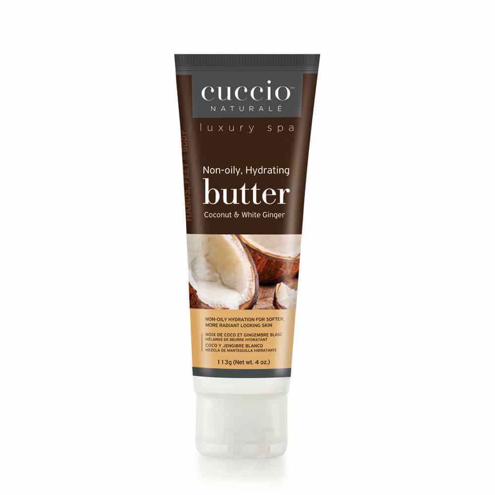 White Smoke Cuccio N/O Hydrating Butter Coconut & White Ginger 4 oz 3380