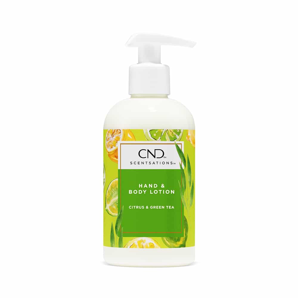 White Smoke CND Scentsations Citrus & Green Tea Lotion 8.3 fl oz 14114