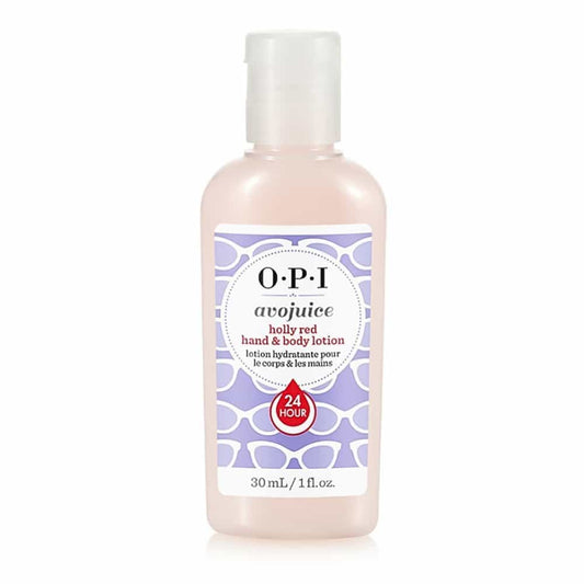 White Smoke OPI Avojuice Holly Red Hand&Body Lotion 1 fl oz /30ml HR H54