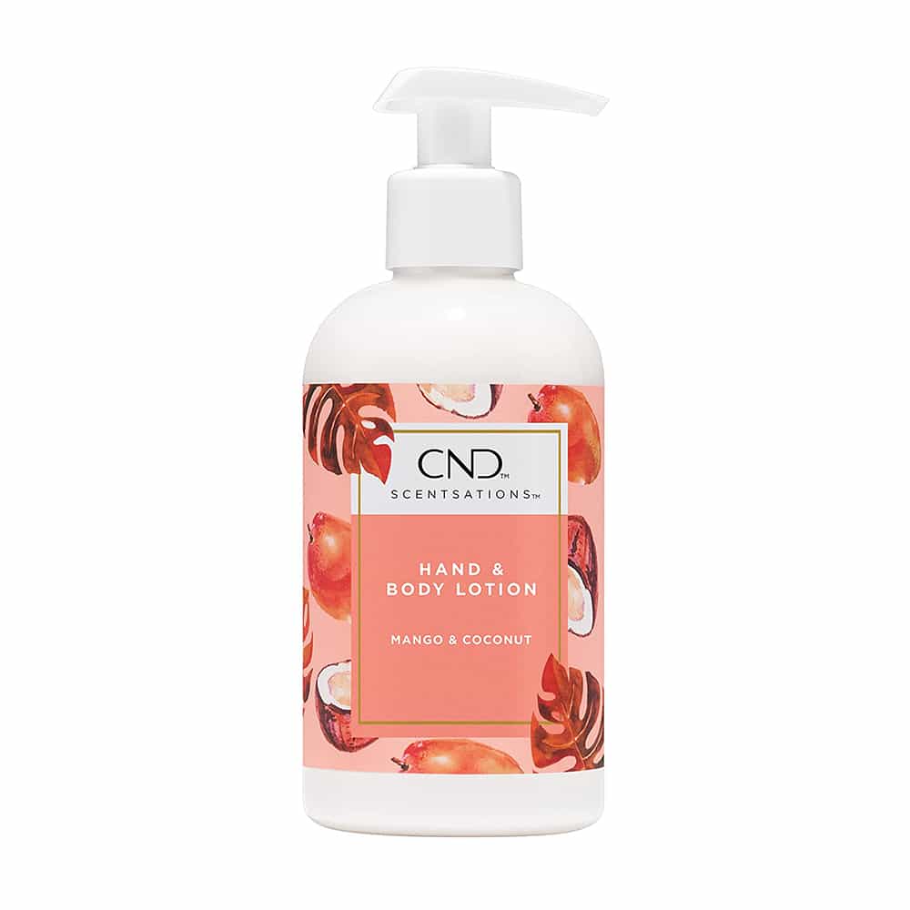 White Smoke CND Scentsations Mango & Coconut Lotion 8.3 fl oz 14127