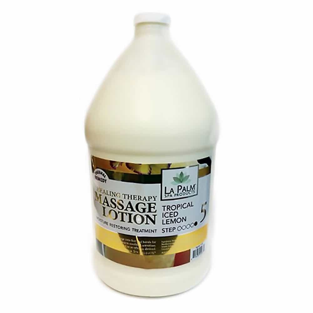White Smoke La Palm HT Massage Lotion 1G - Tropical Iced Lemon