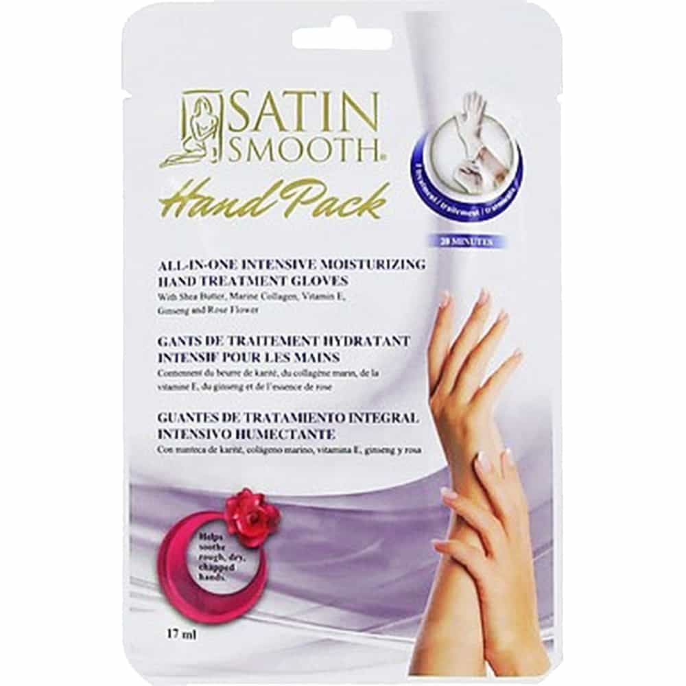Lavender Satin Smooth Hand Treatment Gloves 17ml SSHDPK1 29277