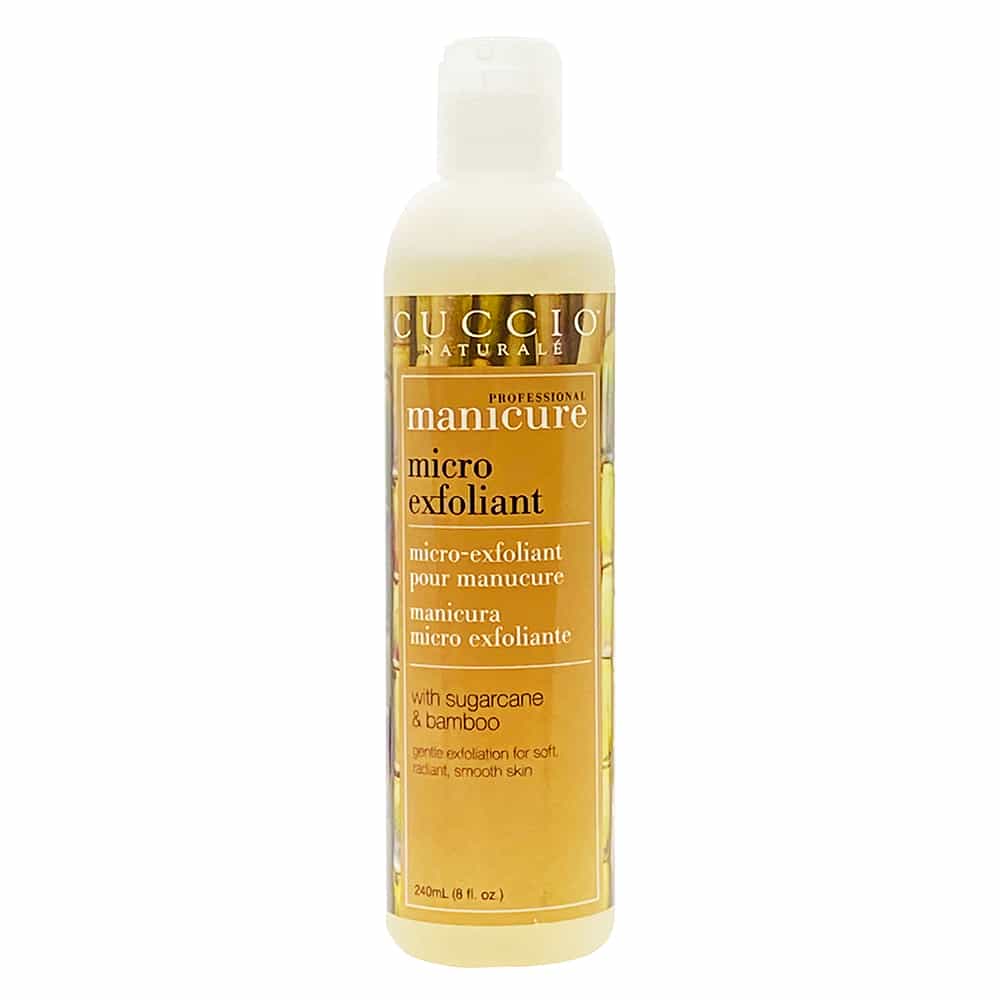 White Smoke Cuccio Mani Micro Exfoliant W/Sugarcane & Bamboo 8 oz.