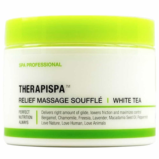 White Smoke AIIN Therapispa Relief Massage Souffle - White Tea 16 oz.