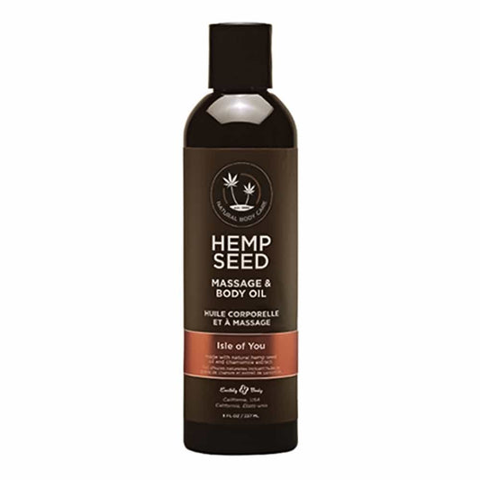 Black Earthly Body Massage & Body Oil 8 oz Isle Of You MAS052