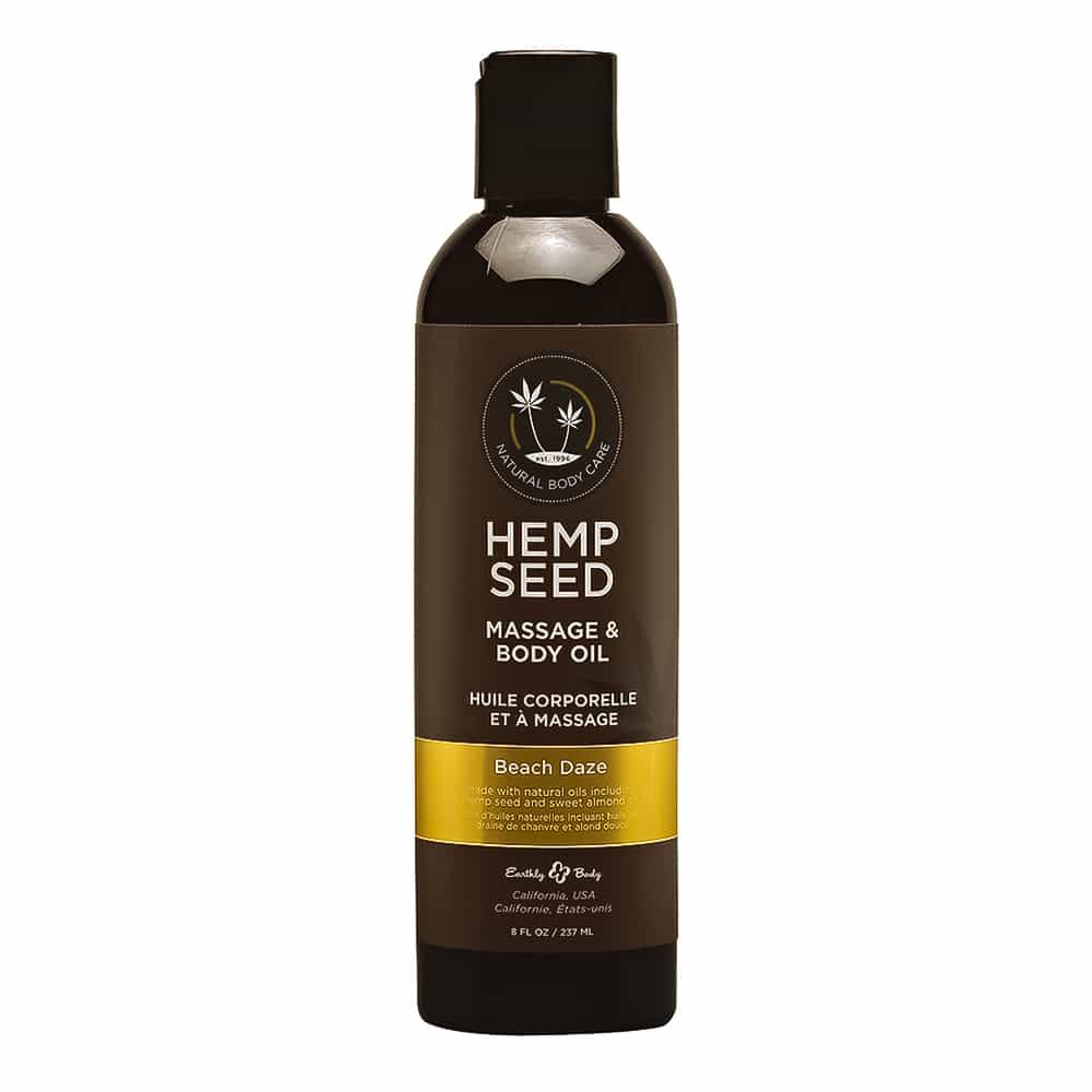 Dark Slate Gray Hemp Seed Massage & Body Oil 8 oz - Beach Daze MAS045/29075