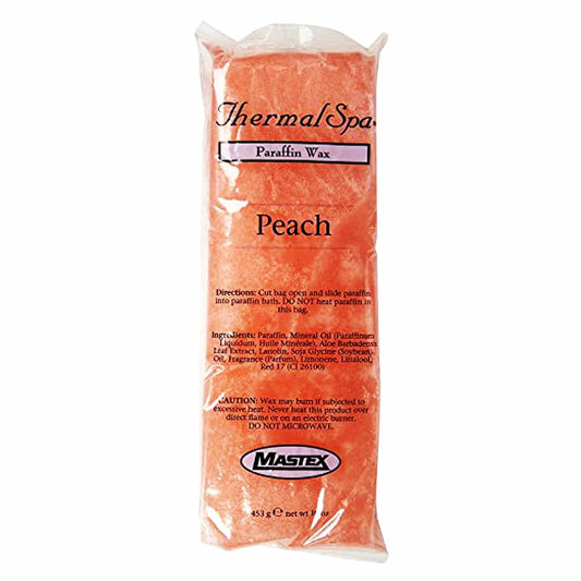 Seashell Thermal Spa Paraffin Wax 16 oz/453g Peach 49111