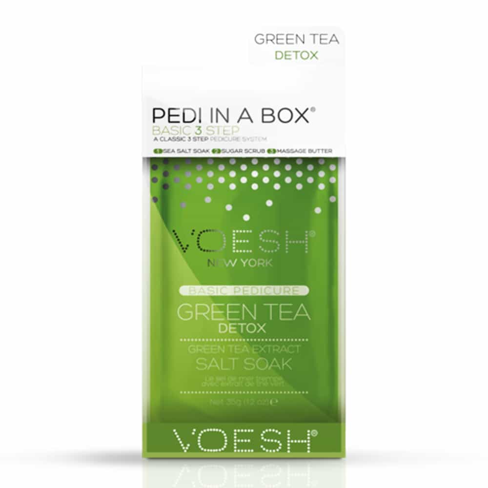 White Smoke Voesh Pedi In A Box Basic 3 Step Green Tea Detox VPC118GRT