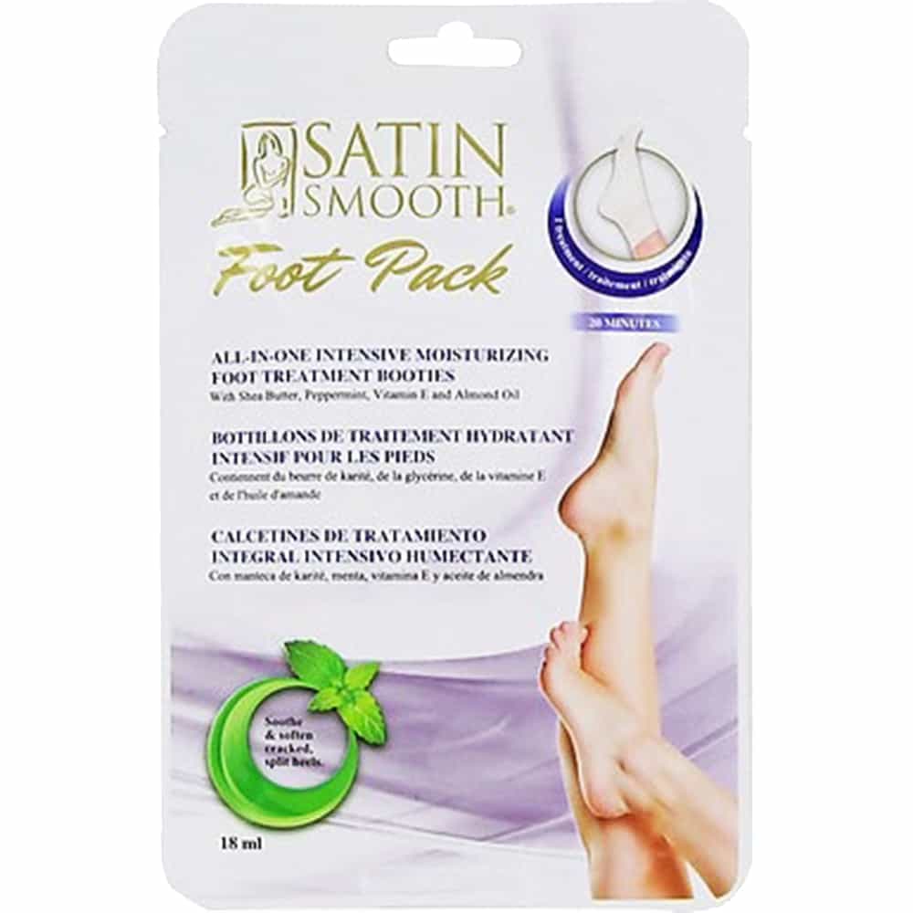 Lavender Satin Smooth Foot Treatment Booties 18ml SSFTPK1 81406