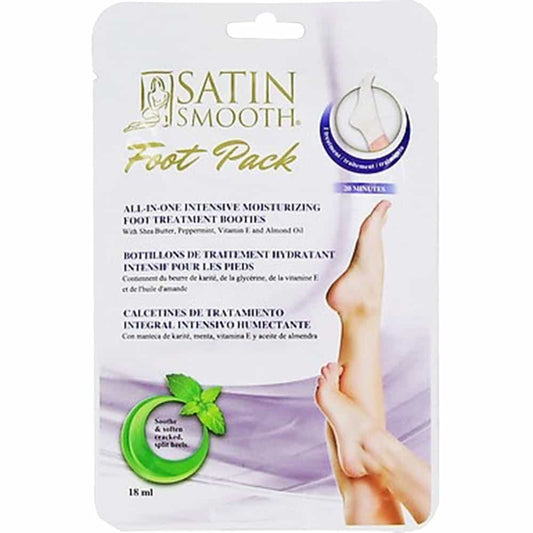 Lavender Satin Smooth Foot Treatment Booties 18ml SSFTPK1 81406