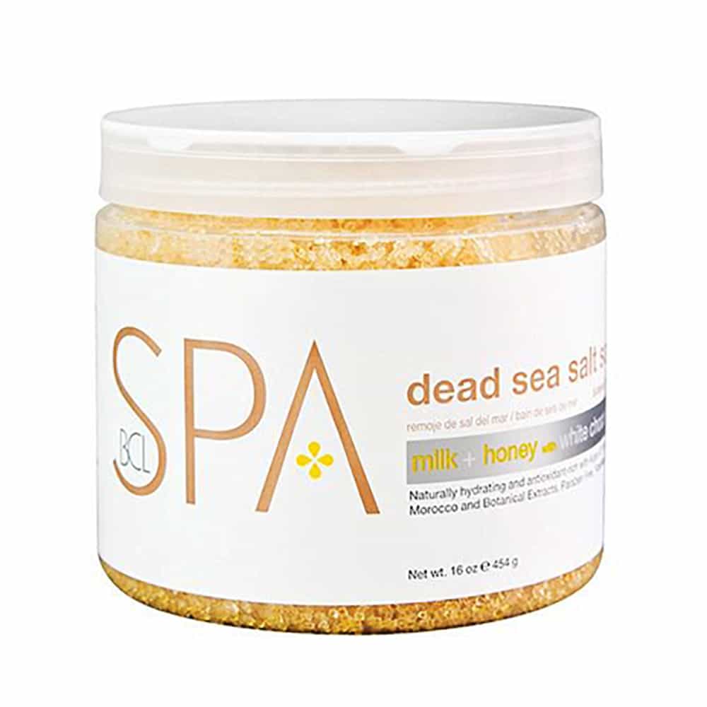 White Smoke BCL SPA Dead Sea Salt Soak 16 oz - Milk+Honey 54101