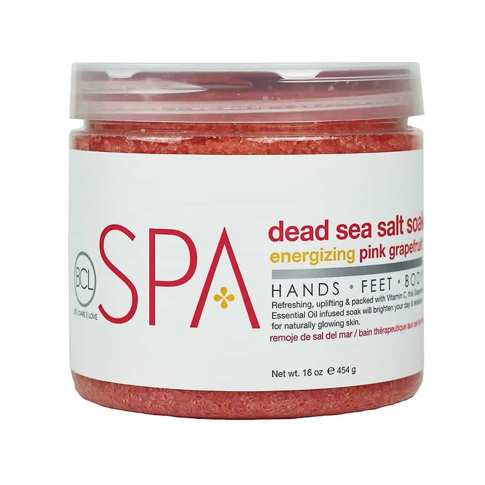 Lavender BCL SPA Dead Sea Salt Soak 16 oz Ener. Pink Grapefruit 58011