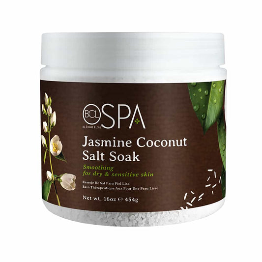 White Smoke BCL SPA Salt Soak 16 oz - Jasmine Coconut 59116