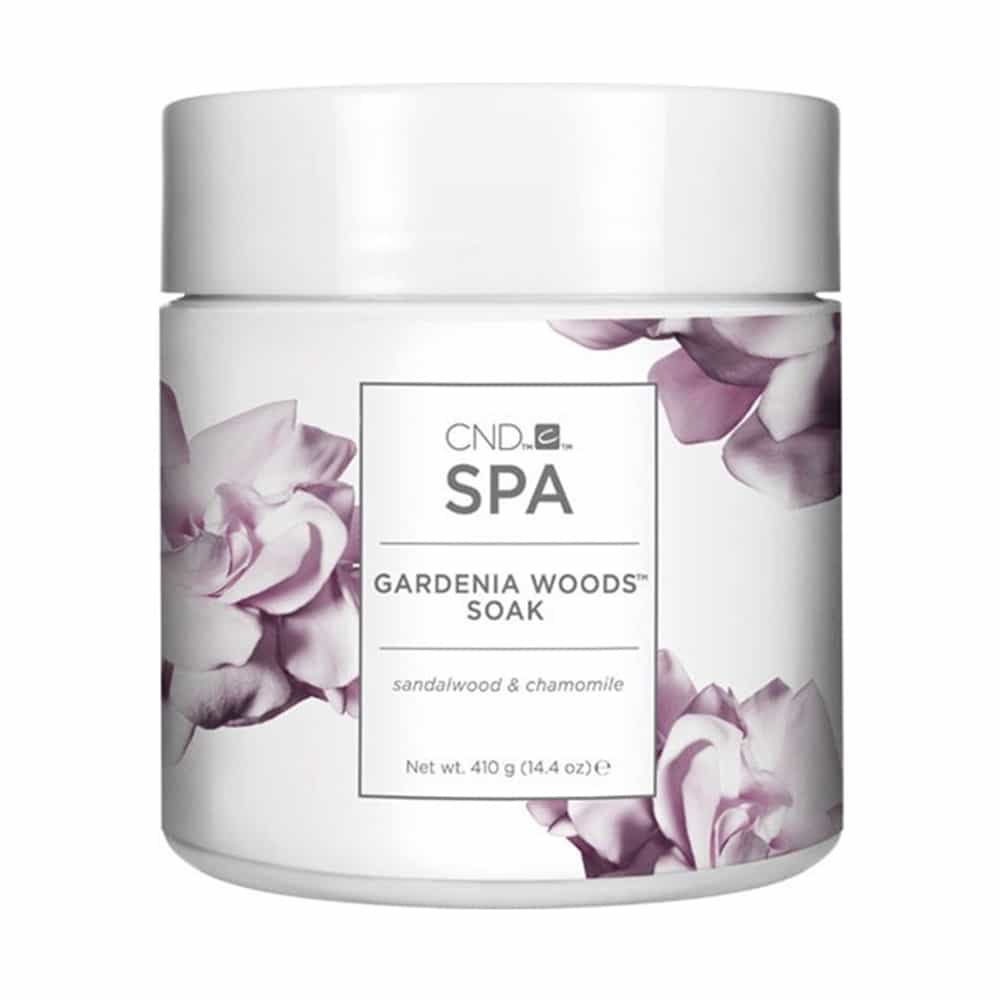White Smoke CND Spa Gardenia Woods Soak 14.4 fl.oz./410g 90909
