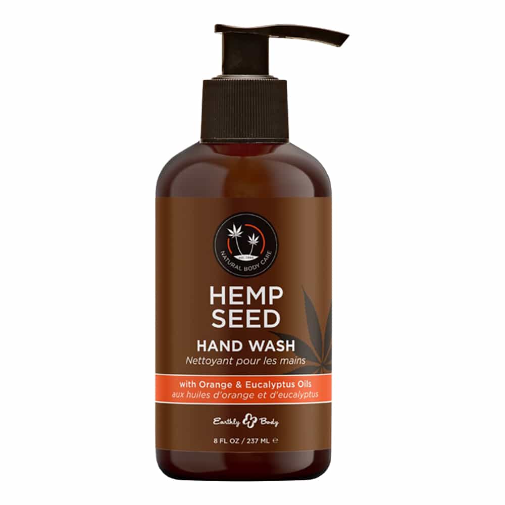 White Smoke Earthly Body Hemp Seed Hand Wash 8oz Orange & Eu.Oil HSHW008