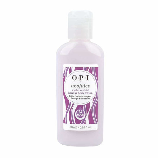 Light Gray OPI Avojuice Hand&Body Lotion 0.95 oz - Violet Orchid AV V01