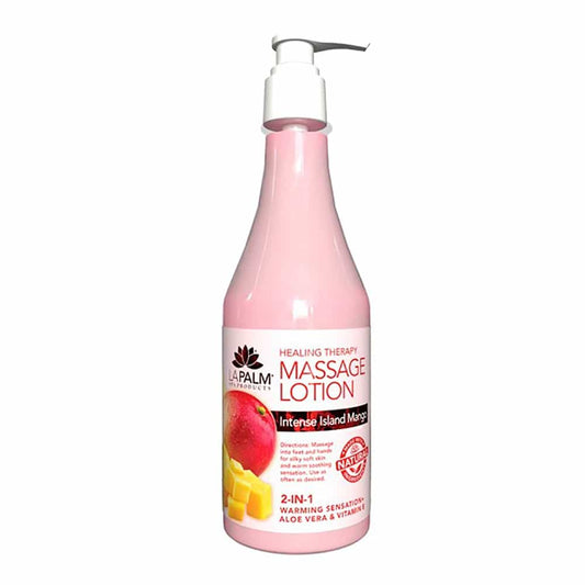 White Smoke La Palm Massage Lotion 8oz- Intense Island Mango LP100/01207
