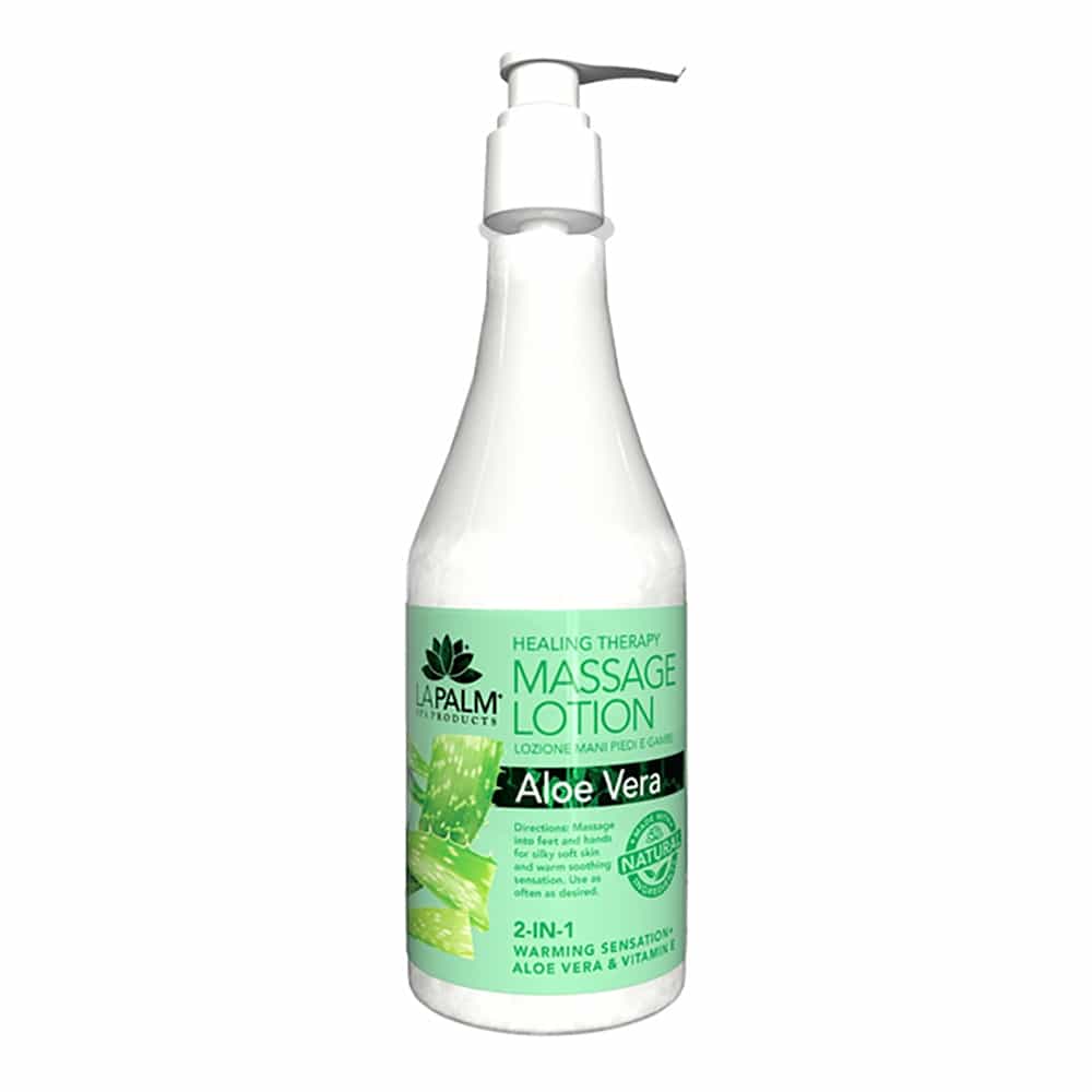 White Smoke La Palm HT Massage Lotion 8 oz - Aloe Vera LP103/01198