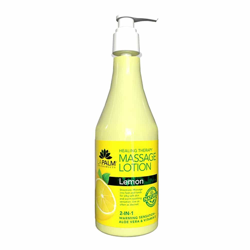 White Smoke La Palm HT Massage Lotion 8 oz - Lemon LP151/03020