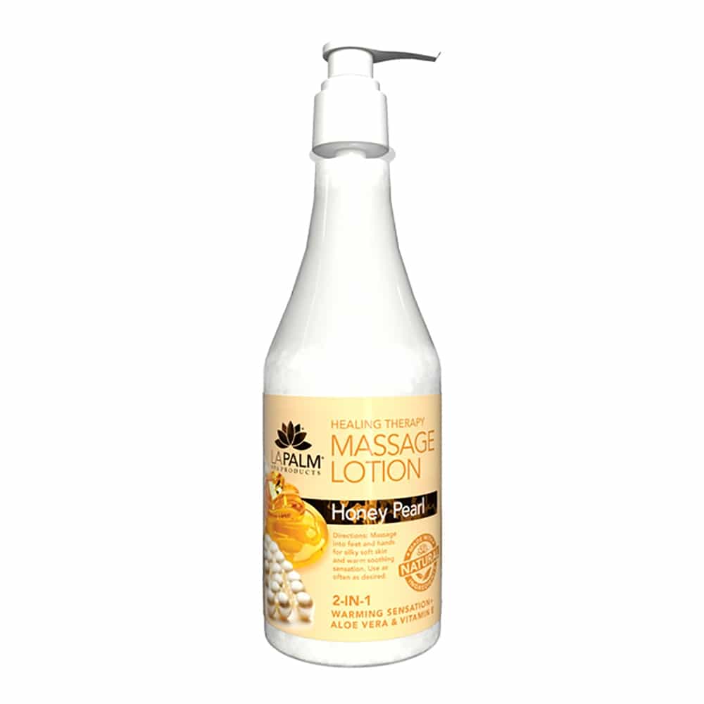White Smoke La Palm HT Massage Lotion 8 oz - Honey Pearl LP303