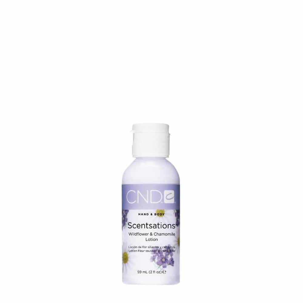 White Smoke CND Scentsations Wildflower & Chmmile Lotion 2 fl oz